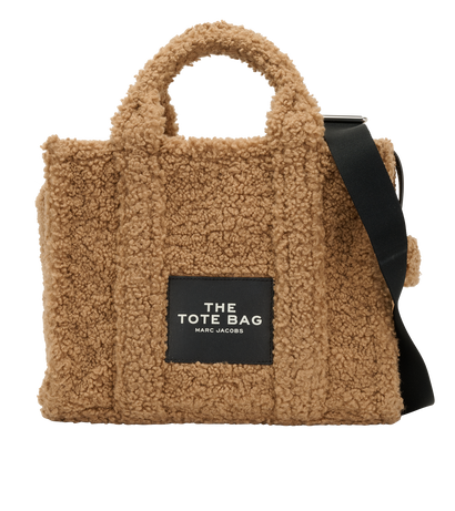 Medium The Teddy Tote, &pound;180, Handbags, Brown, Polyester, Front view